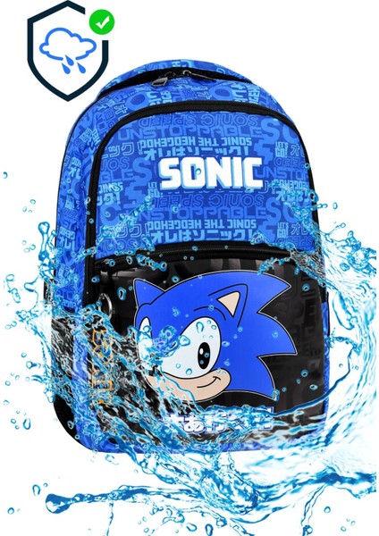 3 Gözlü Kafa Sonic Okul Çantası