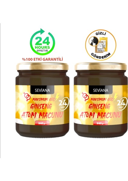 Ballı Epimedyumlu Atom Mesir Kuvvet Macunu 2X240 GR