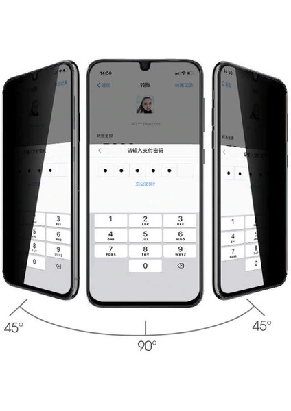 Galaxy A05 Davin 5d Privacy Cam Ekran Koruyucu-Siyah