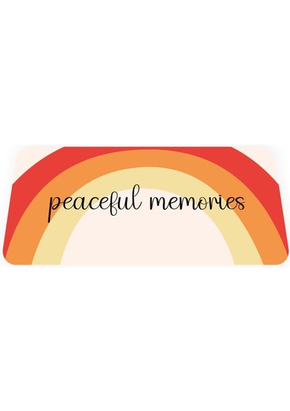 Peaceful Memories - Geri Dönüşümlü Unisex Elastik Baskılı Bileklik ve Hatırlatıcı Kart modelleri
