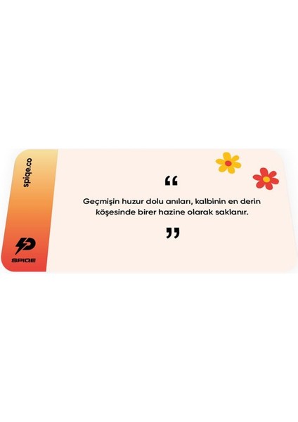 Peaceful Memories - Geri Dönüşümlü Unisex Elastik Baskılı Bileklik ve Hatırlatıcı Kart fırsatları