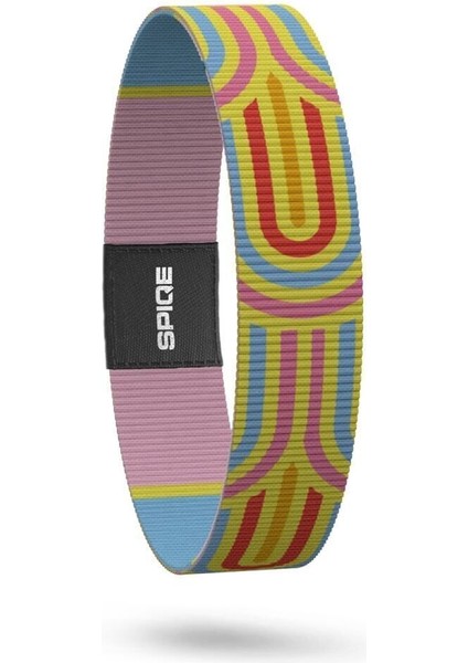 Fun - Geri Dönüşümlü Unisex Elastik Baskılı Bileklik ve Hatırlatıcı Kart