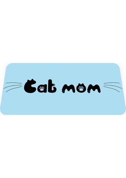 Cat Mom - Geri Dönüşümlü Unisex Elastik Baskılı Bileklik ve Hatırlatıcı Kart modelleri