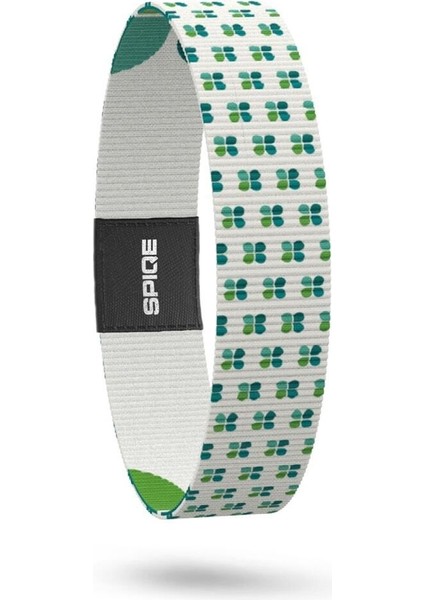 Get Lucky - Geri Dönüşümlü Unisex Elastik Baskılı Bileklik ve Hatırlatıcı Kart