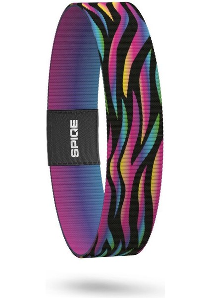 Rave Up - Geri Dönüşümlü Unisex Elastik Baskılı Bileklik ve Hatırlatıcı Kart