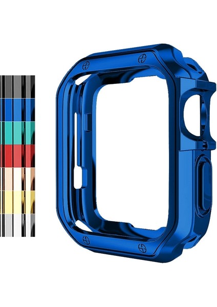 Apple Watch Serisi 9 8 7 41 mm Için Silikon Darbeye Dayanıklı Kılıf (Yurt Dışından)