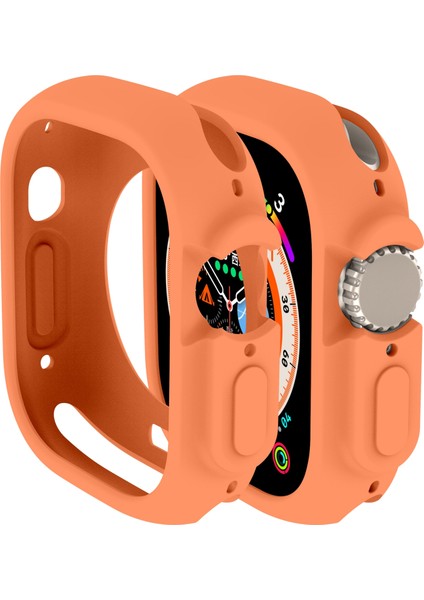 Apple Watch Ultra 49 mm Için Metal Çerçeve Koruyucu Kılıf (Yurt Dışından)