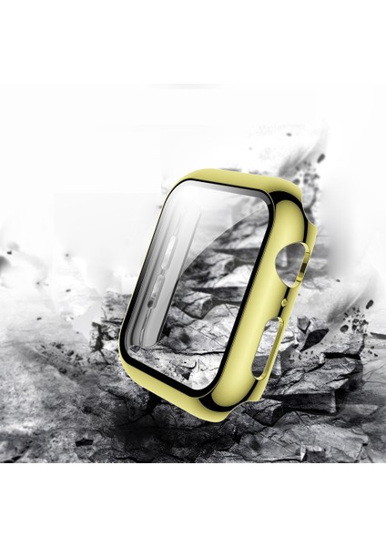 Apple Watch Serisi 9 8 7 41 mm Için 2'si 1 Arada Ekran Koruyucu Kılıf (Yurt Dışından)