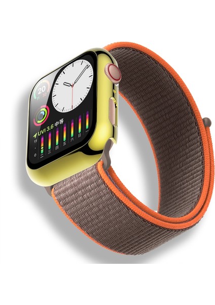 Apple Watch Serisi 9 8 7 41 mm Için 2'si 1 Arada Ekran Koruyucu Kılıf (Yurt Dışından)