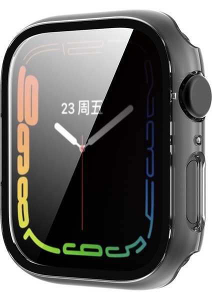 Apple Watch Serisi 9 8 7 41 mm Için Darbeye Dayanıklı Tpu Tam Koruyucu Shl (Yurt Dışından)