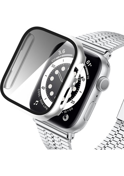 Apple Watch Serisi 9 8 ve 7 41 mm Için Pc Saat Kılıfı Kaplama (Yurt Dışından)