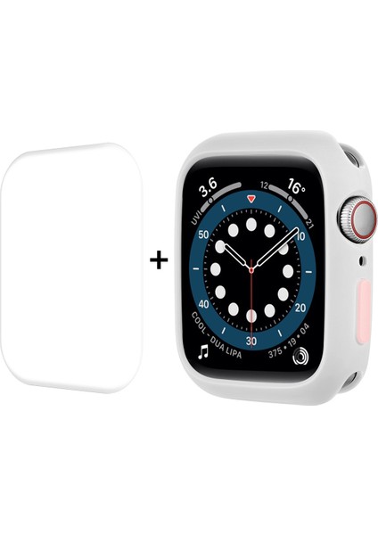 Apple Watch Serisi 5 ve 4 40MM Için Pc Kasası + Temperli Film (Yurt Dışından)
