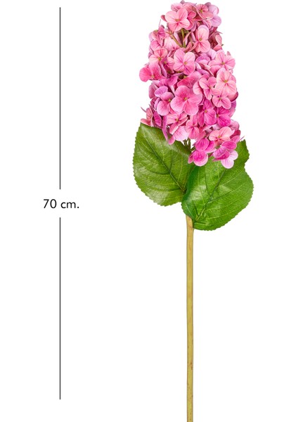Yapay Ortanca Islak Dokulu Fuşya 70 Cm. modelleri