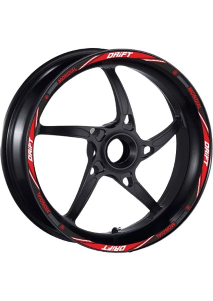 Mondial Drift L Uyumlu Kırmızı 1 Set Jant Şeridi fiyatları