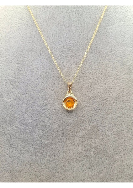 Altın Ren Turuncu Incili Deniz Kabuğu Kolye fiyatları