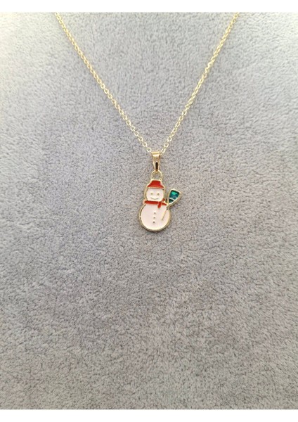 Altın Renk Kardan Adam Kolye fiyatları