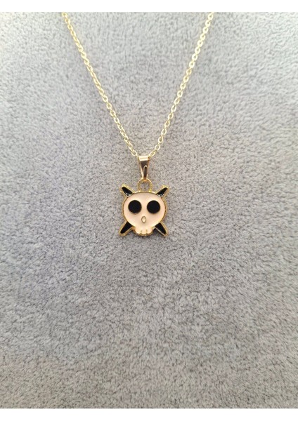 Altın Renk Kuru Kafa Model Kolye fiyatları