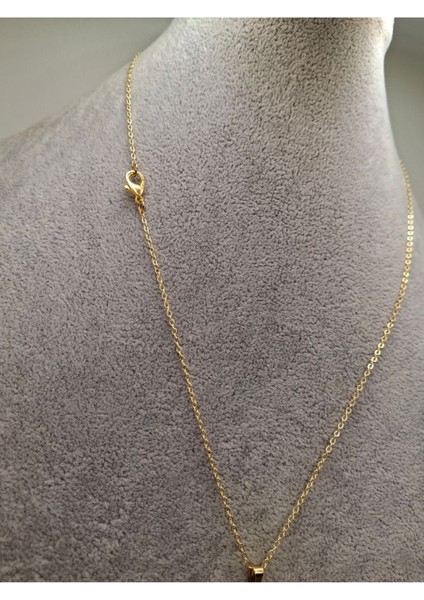 Altın Renk Yılbaşı Temalı Eldiven Model Kolye modelleri