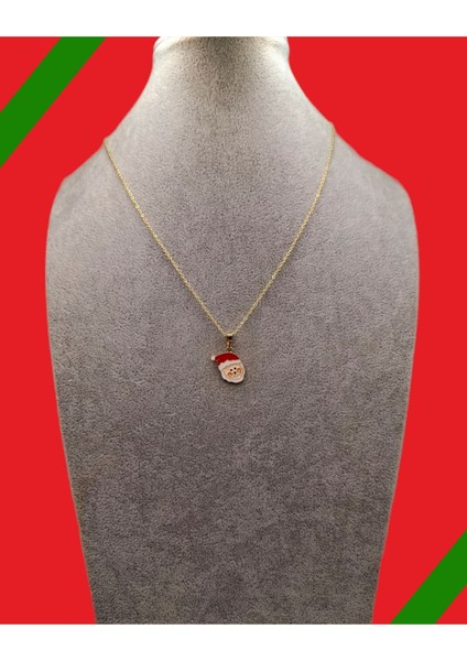 Yılbaşı Temalı Noel Babalı Kolye