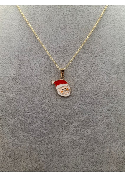 Yılbaşı Temalı Noel Babalı Kolye
