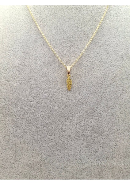 Altın Renk Yaprak Model Kolye fiyatları