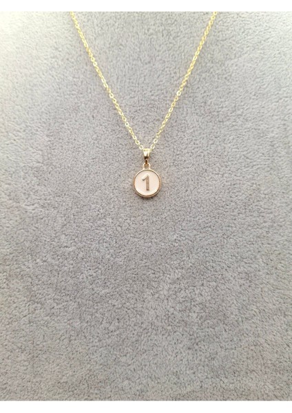 Altın Renk 1 Numara Sayı Kolye fiyatları