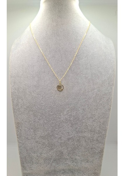 Altın Renk Akrep Burcu Model Kolye