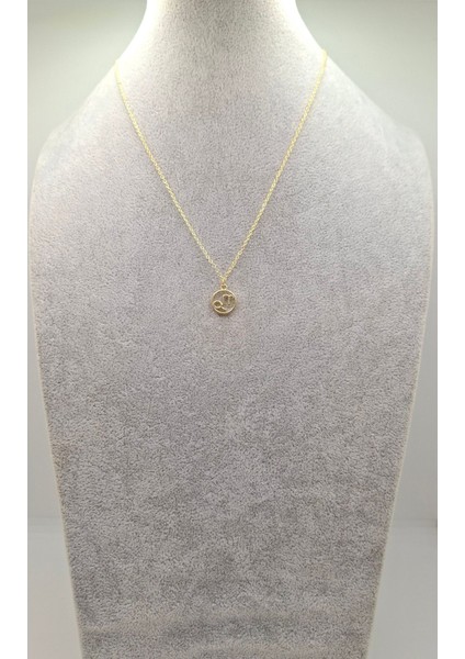 Altın Renk Oğlak Burcu Model Kolye