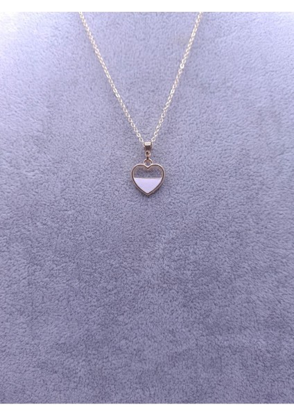 Beyaz Kalp Model Kolye fiyatları