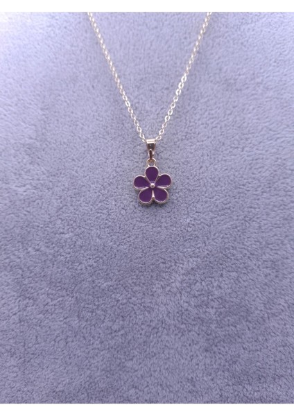 Mor Çiçek Model Kolye fiyatları