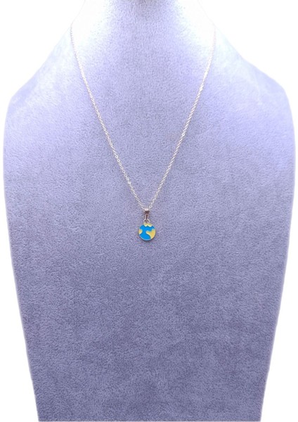 Dünya Haritası Model Kolye