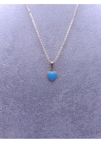 Mavi Tombul Kalp Model Kolye fiyatları