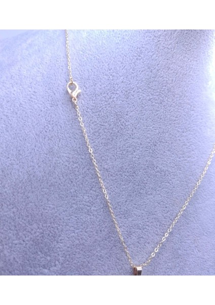 Pembe Gül Model Kolye