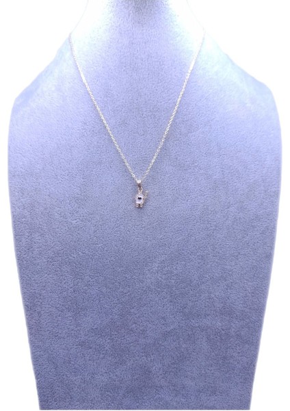 Siyah Kupa As Asker Model Kolye