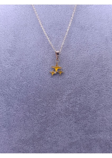3 Lü Yıldız Model Kolye fiyatları