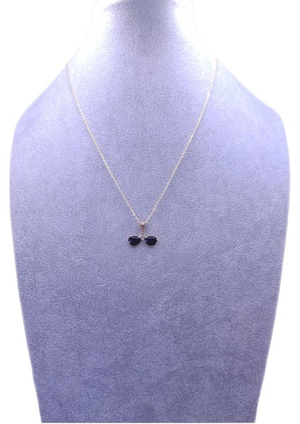 Siyah Güneş Gözlüğü Model Kolye