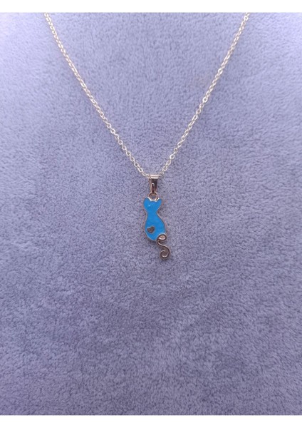 Mavi Kedi Model Kolye fiyatları