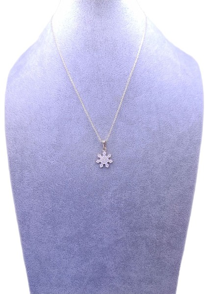 Kar Tanesi Model Kolye