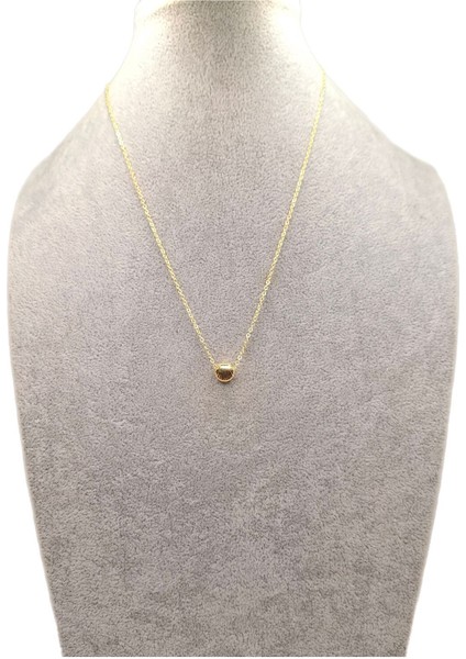 Altın Renk Deniz Kabuğu Model Kolye