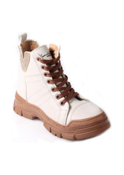 Snicker 02963 Taşlı Bağcıklı Termo Taban Kışlık Bot