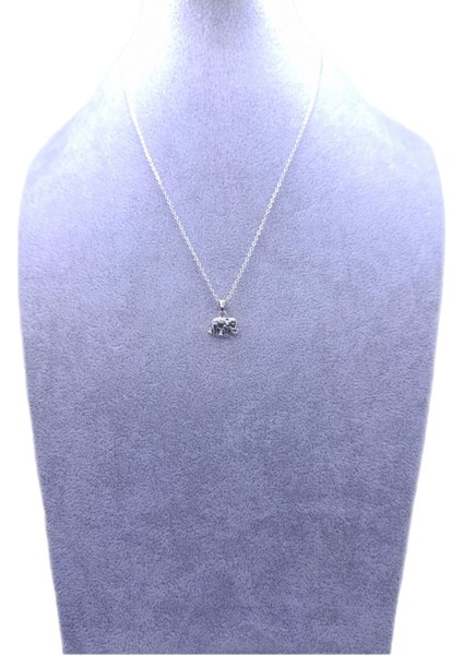 Minimalist Fil Model Kolye