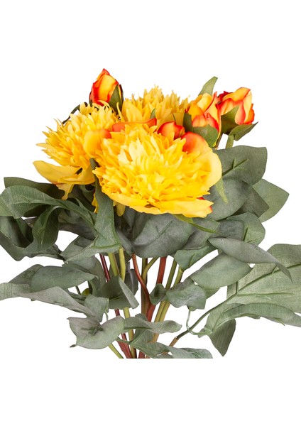 Yapay Çiçek Şakayık Demet Sarı 60 Cm.