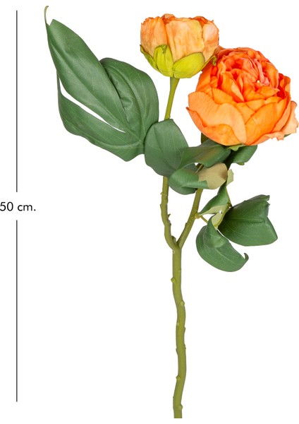 Yapay Çiçek Şakayık Kurumuş Efektli Turuncu 50 Cm. modelleri