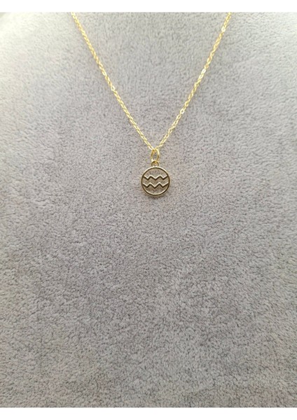 Altın Renk Kova Burcu Model Kolye fiyatları