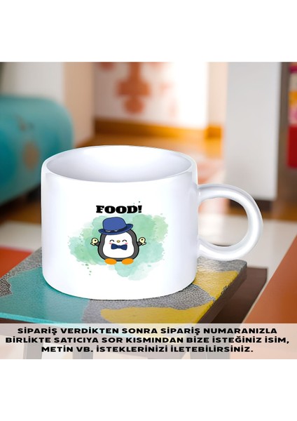 Kişiselleştirilebilir | Kupa Bardak Küçük Boy 150 ml | Sevimli Penguen