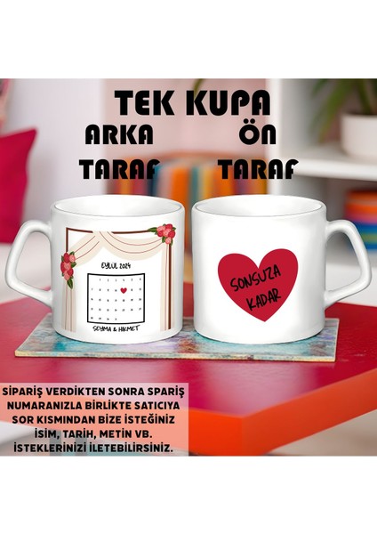 Özel Günler Için Kişiye Özel Isim, Metin ve Tarih Yazdırılabilir - 225 ml Kupa Bardak