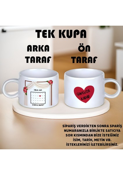 Özel Günler Için Kişiye Özel Isim, Metin ve Tarih Yazdırılabilir - 150 ml Kupa Bardak