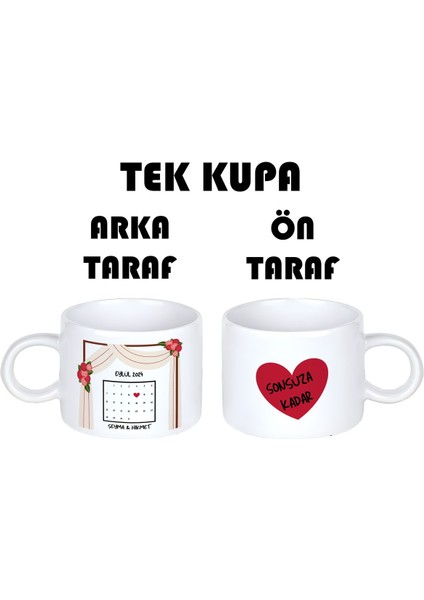 Özel Günler Için Kişiye Özel Isim, Metin ve Tarih Yazdırılabilir - 150 ml Kupa Bardak