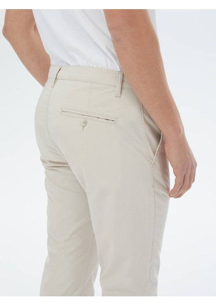 Vizon Dokuma Slim Fit Casual Pantolon fırsatları