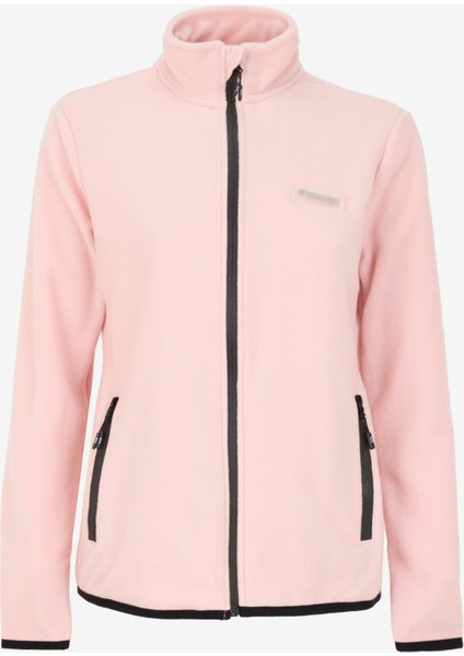 Düz Pembe Kadın Polar Sweatshırt D4WL-SWT3928